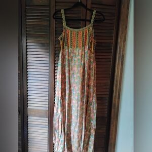 Natural Life Patti Side Slit Maxi Dress